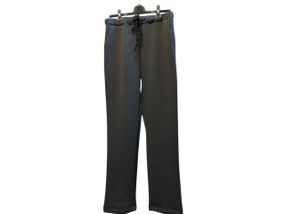 Спортивні чоловічі прямі штани теплі зимові сірий меланж джогери штани тринитка з начосом 72