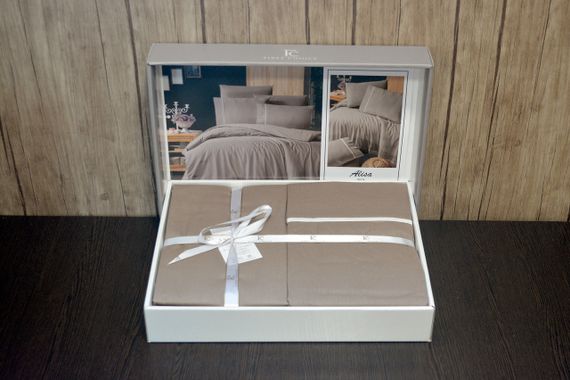 Постільна білизна First Choice Ranforce Deluxe 200 х 220 см Gala Mink | Зображення 1