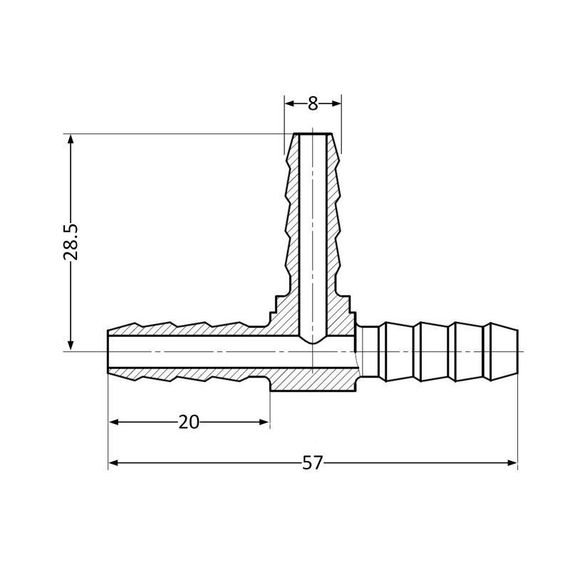 Тройник Thermo Alliance Standart 8 SD4178 | Зображення 1