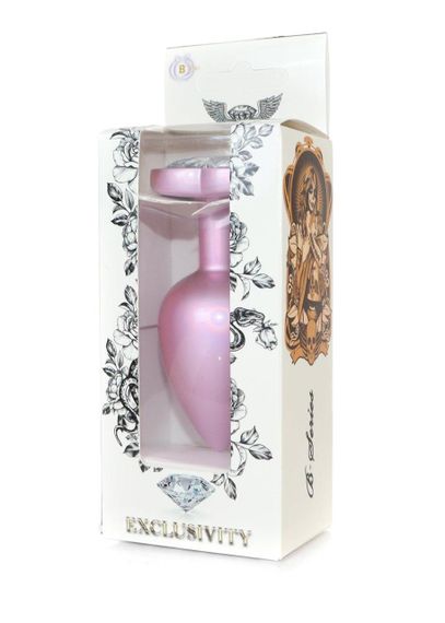 Анальна пробка - Jewellery Pearl Pink Heart Plug Clear L Sex Aura | Зображення 5