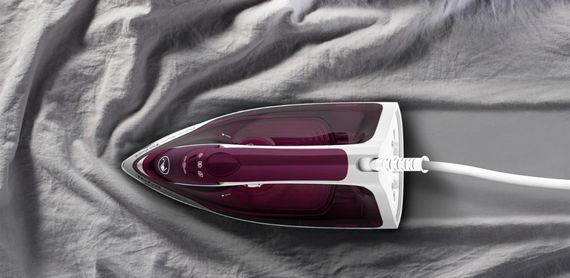 Праска Tefal Express Steam, 2400Вт, 270мл, паровий удар -160гр, постійна пара - 30гр, керам. підошва, бордовий (FV2835E0) | Зображення 3