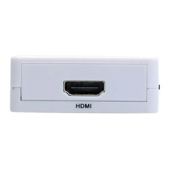 Конвертер HDMI на RCA (AV) CVBS адаптер відео з аудіо 1080P HDV-610 AV-001 White | Зображення 5