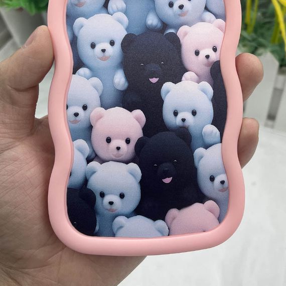 Чехол TPU Cloudy Pictures для Xiaomi Poco X5 5G / Redmi Note 12 5G Bears | Зображення 1