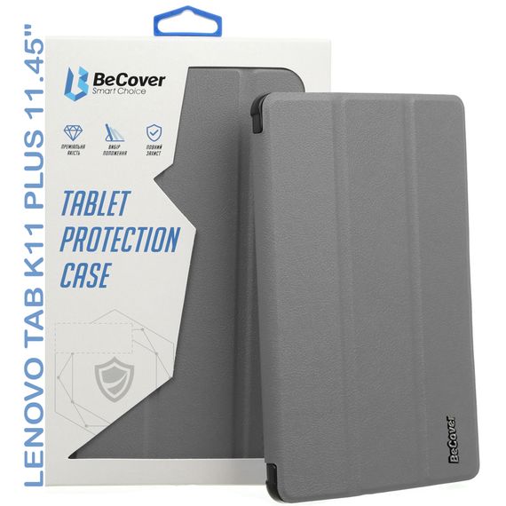 Чохол до планшета BeCover Smart Case Lenovo Tab K11 Plus TB-352F 11.45" Gray (711851) | Зображення 5