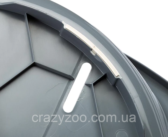 Пластиковий лежак для собак та котів Ferplast Siesta Deluxe 2 сірий 49х36х17.5 см 70202947 | Зображення 4