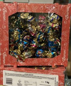 Шоколадні новорічні цукерки Baron, 1кг, асорті новорічний подарунок