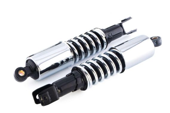 Амортизатори (пара) МТ, Дніпро 350 mm, регульовані (хром) NDT
