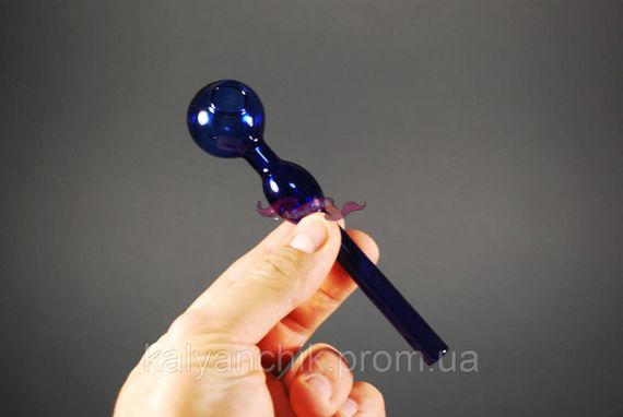 Скляна трубка Oil Simple Blue