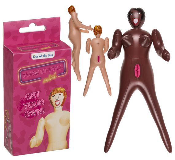 Надувна міні лялька Mini Blow Up Doll Mini Brunette, 66 см