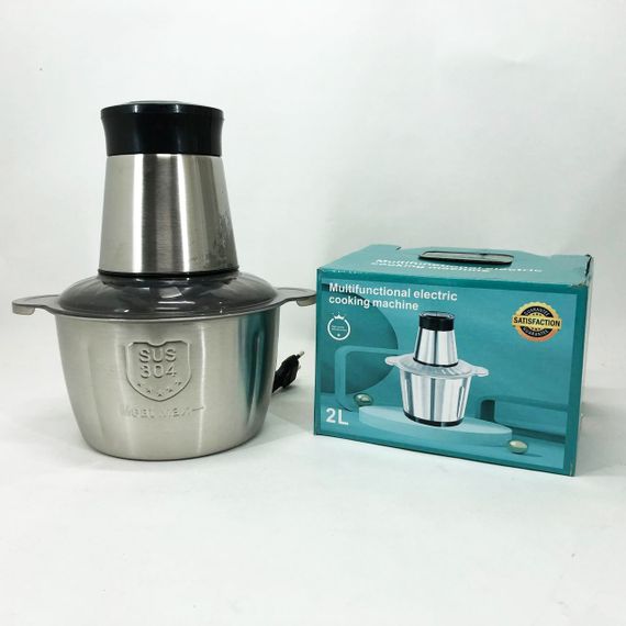 Блендер настільний електричний, Подрібнювач продуктів зі скляною чашею, Блендер для овочів TM-26 | Зображення 5