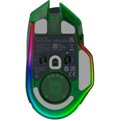 Мышка Razer Basilisk V3 Pro 35K Wireless/Bluetooth/USB Phantom Green (RZ01-05240300-R3G1) | Зображення 2