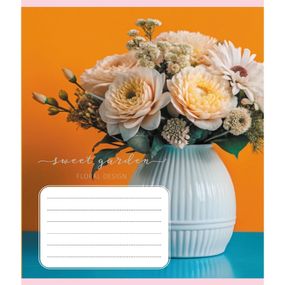 Тетрадь ученическая "Ваза" 036-570304K-2 в клеточку, 36 листов