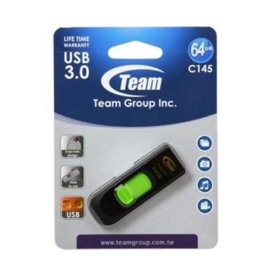 USB флеш накопичувач Team 64GB C145 Green USB 3.0 (TC145364GG01) | Зображення 4