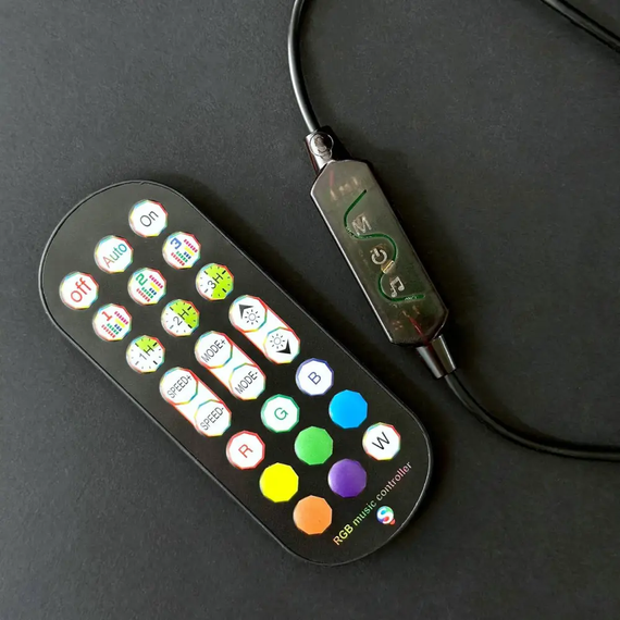 Светодиодные панели 25 см 2шт RGB с APP Smart от USB и пультом | Зображення 6