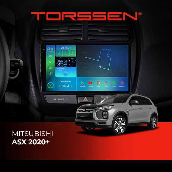 Штатна магнітола Torssen 2K Mitsubishi ASX 2020+ F106128 4G Carplay DSP
