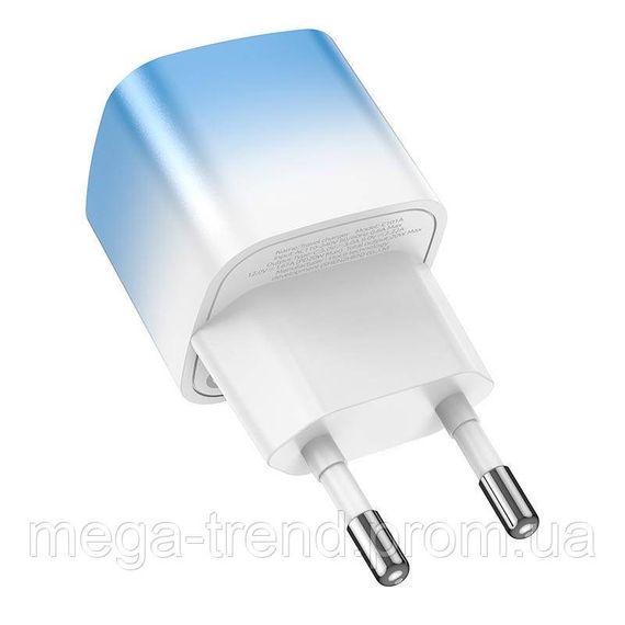 Адаптер мережевий Hoco single port charger C101A |Type-C, PD, 3A/20W| | Зображення 5