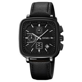 Годинник S2kmei 2182BKSI Black-Silver