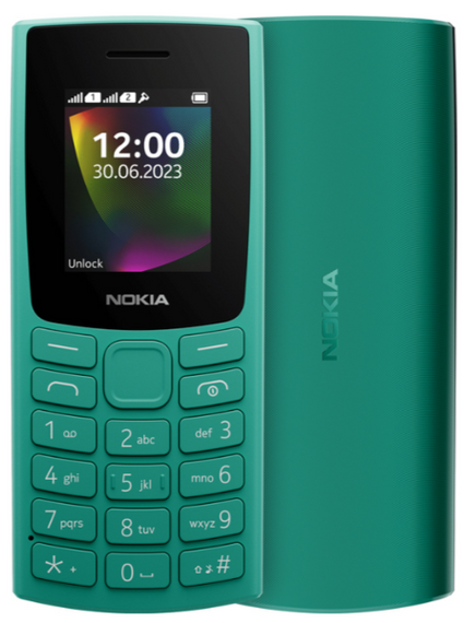 Мобільний телефон Nokia 106 DS 2023 Green (1GF019BPJ1C01)