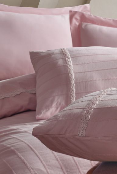 Постельное белье Saheser Stonewashed Ranforce 200 х 220 см Jasmin Pudra | Зображення 1