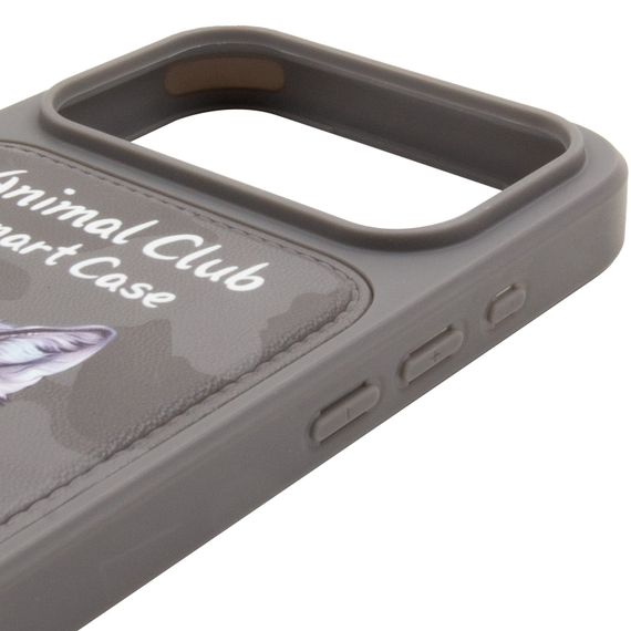 TPU+PC чохол Animal Club для Apple iPhone 17 Pro Max (6.9") Titanium Gray | Зображення 3