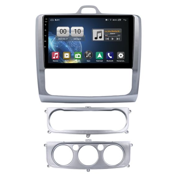 Штатна магнітола серії QIV Q1 під Ford Focus 2 Mk 2 2004-2011 (F3) (W1) 9 дюймів