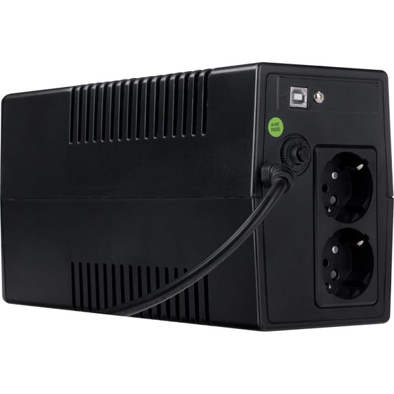 Пристрій безперебійного живлення Prologix 800 480W USB (PLPU800VA2LED) | Зображення 1