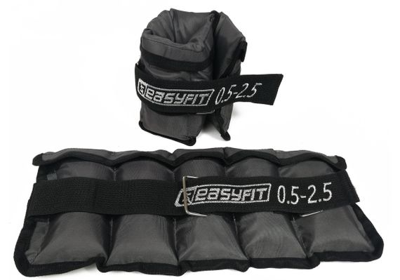 Обтяжувачі EasyFit 0,5-2,5 кг для ніг та рук з металом (EF-AWTМ-525) | Зображення 2