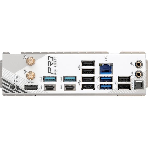 ASRock X870 PRO RS WIFI (AM5/X870, 4*DDR5, 2xPCIex16, HDMI/USB4, 4xSATA, 3xM.2, 2.5GLan, ATX) | Зображення 2