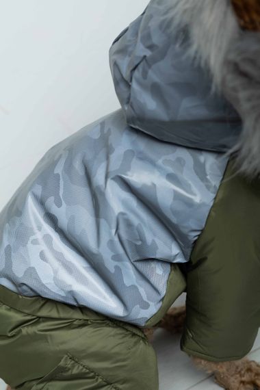 Зимовий комбінезон з світловідбиваючої тканини камуфляж A-78 | Зображення 2