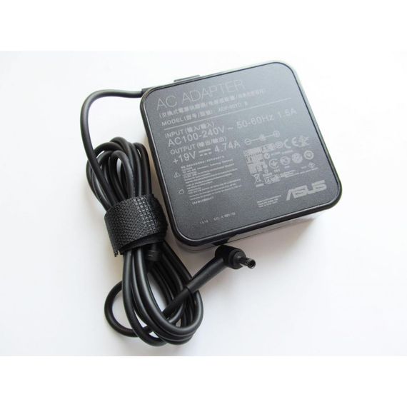 Блок живлення до ноутбуку ASUS 90W 19V, 4.74A, разъем 4.5/3.0 (pin inside) (ADP-90YD / A40258) | Зображення 1