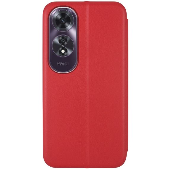 Шкіряний чохол-книжка Classy для Oppo A60 4G Червоний | Зображення 1