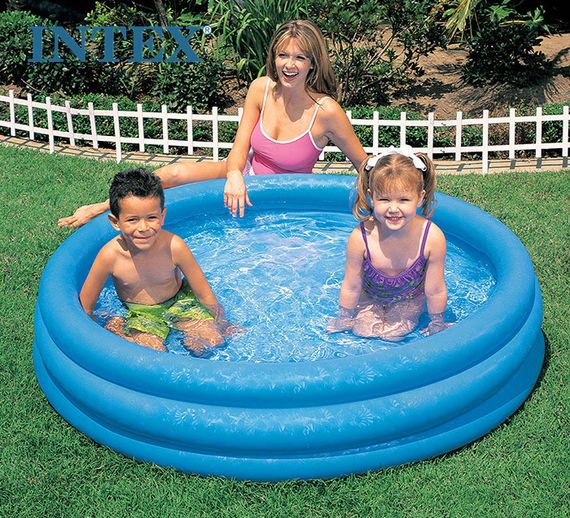 Intex Басейн 58426 NP "Синій кристал" (6) розміром 147х33см, об'ємом 324л, вагою 1,43кг, від 3 років | Зображення 2