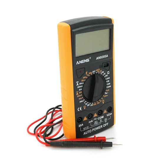 Мультиметр ANENG AN9205A, вимірювання: V, A, R, F, функція hFE | Зображення 2