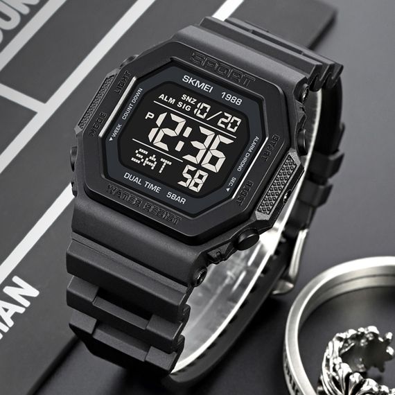 Чоловічий годинник Skmei 1988BK Black | Зображення 3