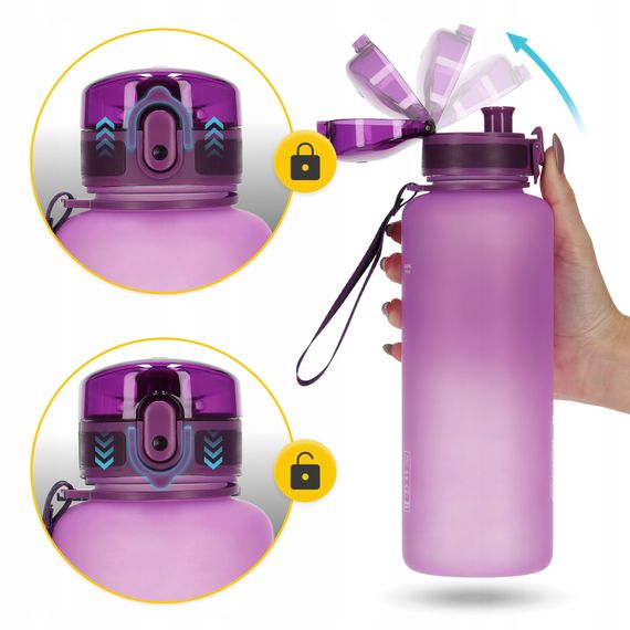 Пляшка для води спортивна 4FIZJO 1000 мл Pink (P-5905973403764) | Зображення 2