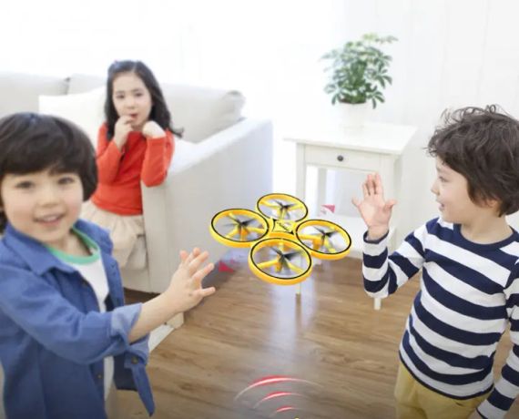 Квадрокоптер Tracker с управлением от руки жестам, LED подсветка | Зображення 5