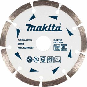 Диск алмазный по бетону и мрамору 125 x 22.23 мм Makita D-52766