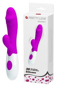 Вібратор з кліторальною стимуляцією Pretty Love Snappy Purple Sex Aura