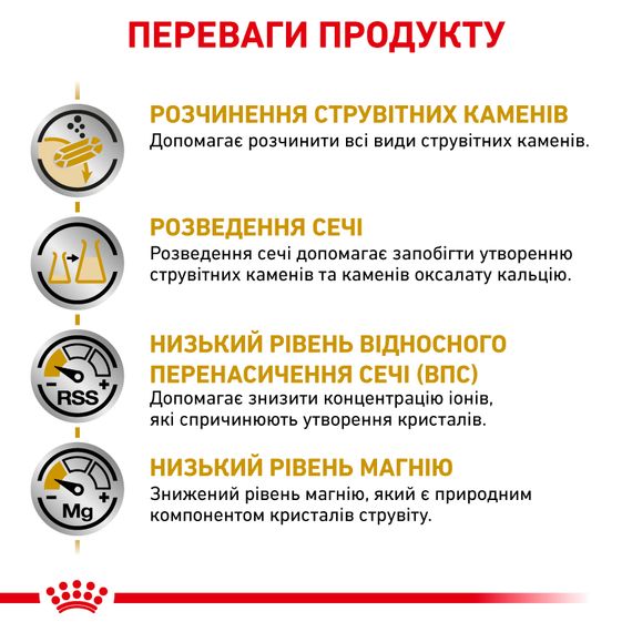 Royal Canin URINARY S/O CAT Сухий корм для дорослих кішок при захворюваннях нижніх сечовивідних шляхів 1.5 кг | Зображення 5