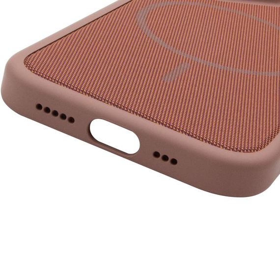 Чохол PC Textile Hybrid with Magnetic Fit для Apple iPhone 17 (6.3") Desert Gold | Зображення 4