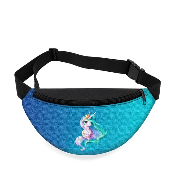 Дитяча сумка-бананка My Little Pony Princess Celestia 32х15 см на пояс або через плече (5859)