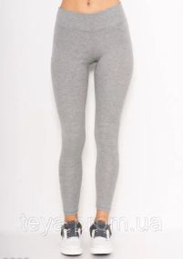 Легінси колір світло-сірий розмір 4XL FI_005354