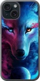 Чохол на iPhone 15 Арт-вовк із силікону FCh_005397