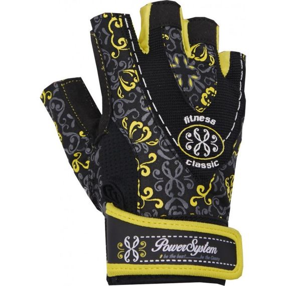 Рукавички для фітнесу Power System PS-2910 Classy Жіночі Yellow XS | Зображення 1