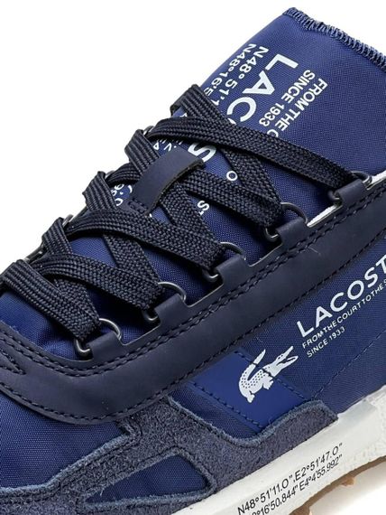 Чоловічі кросівки Lacoste Elite Active PRM Navy White (топ якість) A4396 44 28 - 28,5 см | Зображення 8