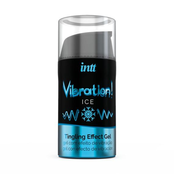 Рідкий вібратор Intt Vibration Ice (15 мл), густий гель, дуже незвичайний, діє до 30 хвилин | Зображення 1