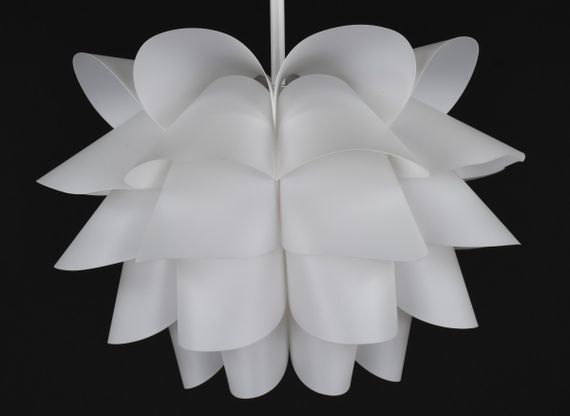 Люстра стельова на 1 лампочку 27950 Білий 40х39х39 см. | Зображення 4