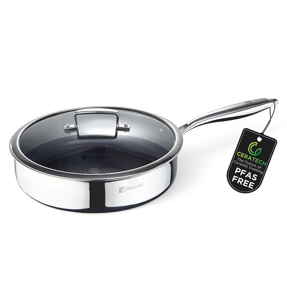 Сотейник Bergner Steelblue BG-33224-BL 28 см сріблястий