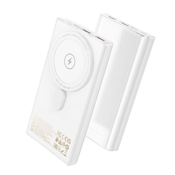Універсальна Мобільна Батарея Power Bank Hoco Q22 Taurus 22.5W+PD20W magnetic digital display 10000mAh Колір