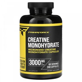 Креатин моногідрат Primaforce Сreatine Monohydrate, 750 mg, 240 Capsules